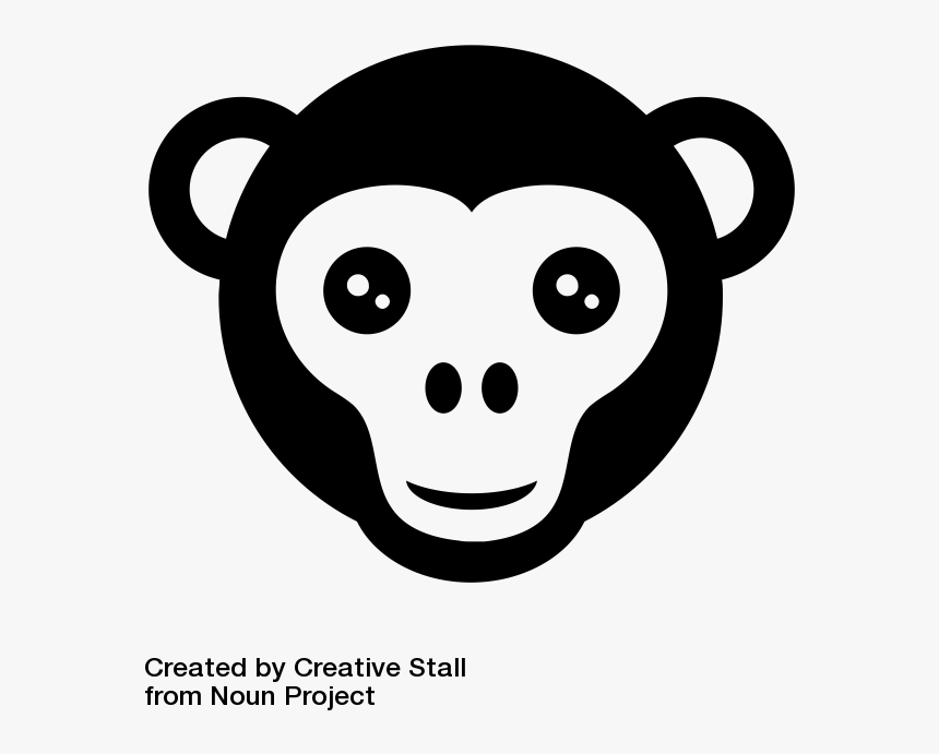 Monkey Face Transparent Png, Png Download