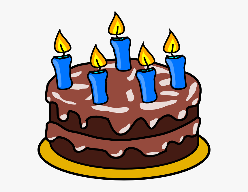 Birthday Cake 2 Svg Clip Arts - Cake Clipart, HD Png Download