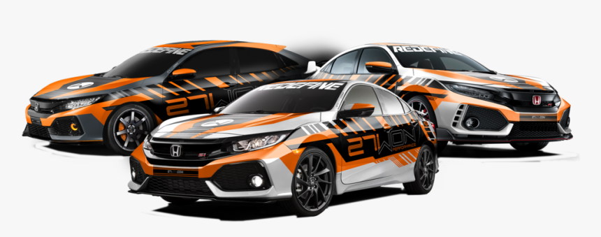 27won Home Page Header Vehicle Tarmac - Honda Civic, HD Png Download