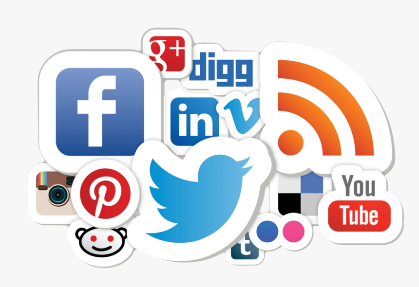 35596 Social Media Logos Png, Transparent Png
