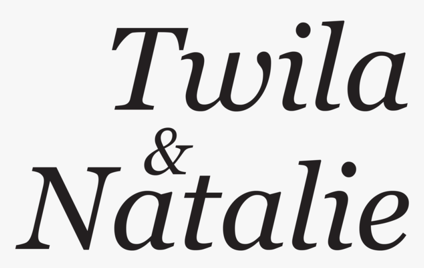 Twila & Natalie Logo Black - Mediamatic, HD Png Download