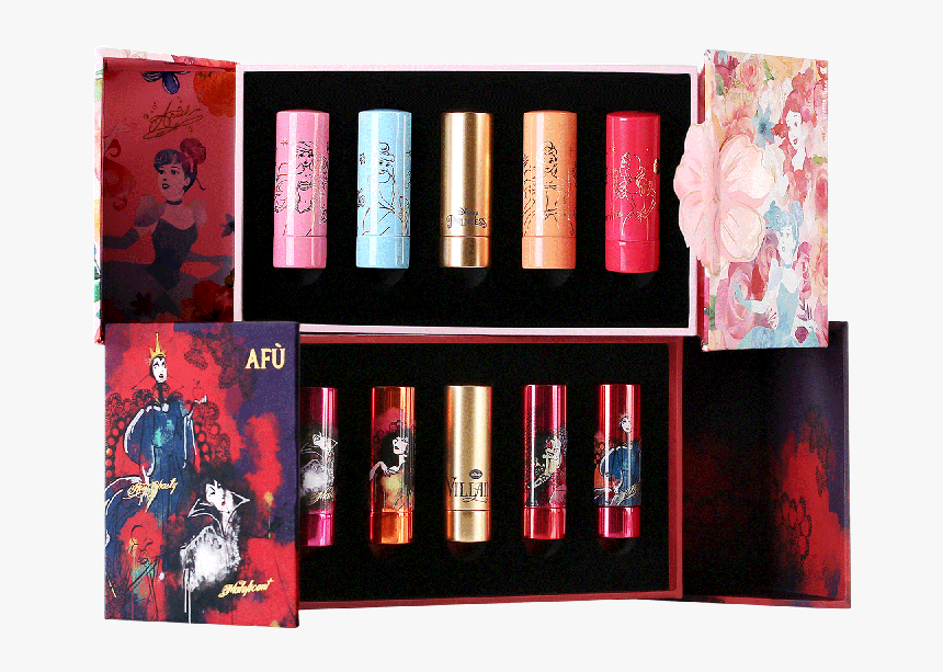 Afu Lipstick Gift Box Set Cosmetics Disney Princess - Afu Disney Lipstick, HD Png Download
