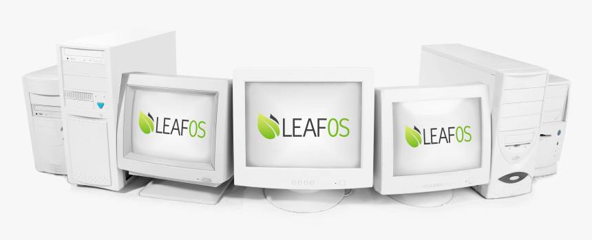 Leafos On Older Machines - Computer Monitor, HD Png Download