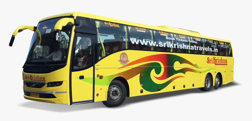 Online Bus Ticket Booking Shri Krishna Travels - Tour Bus Service, HD Png Download