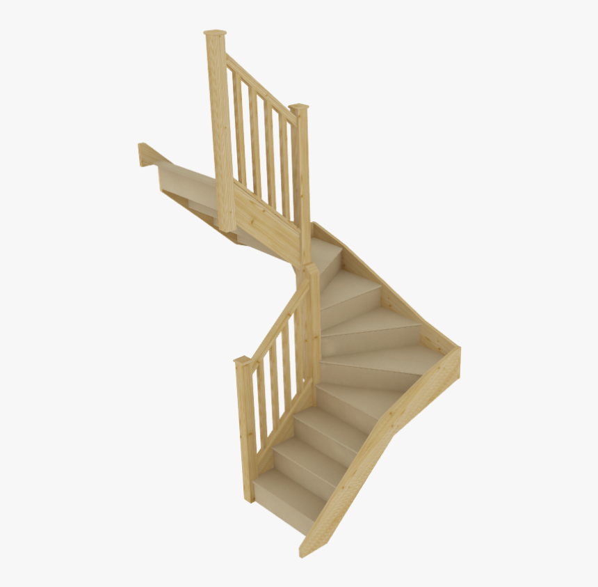 Would You Like A Winder Stairs - Wooden Staircase Png, Transparent Png