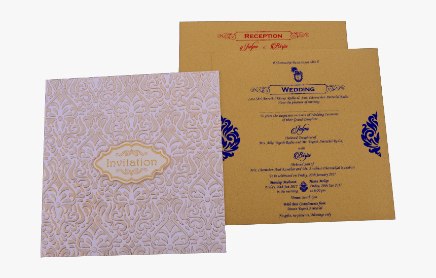 Hindu Wedding Cards, HD Png Download