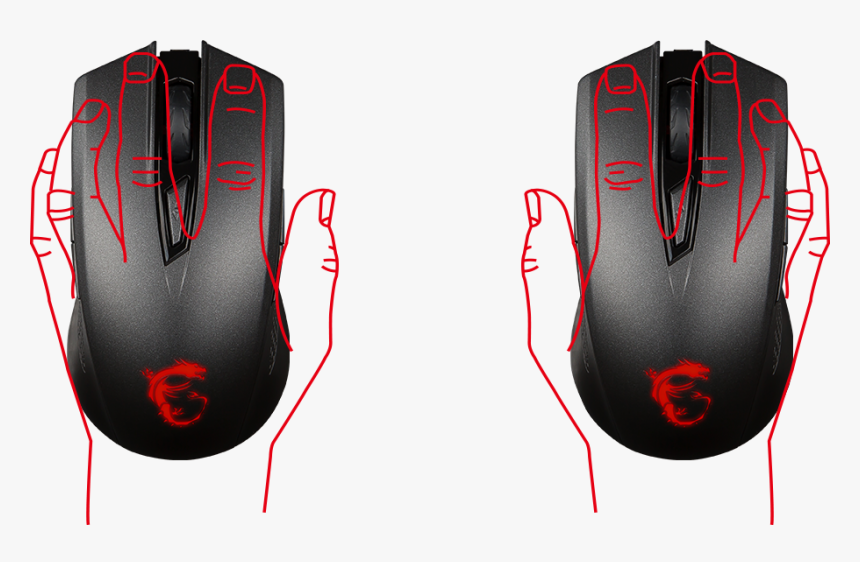 Pad - Msi Clutch Gm40 Gaming Mouse Black, HD Png Download