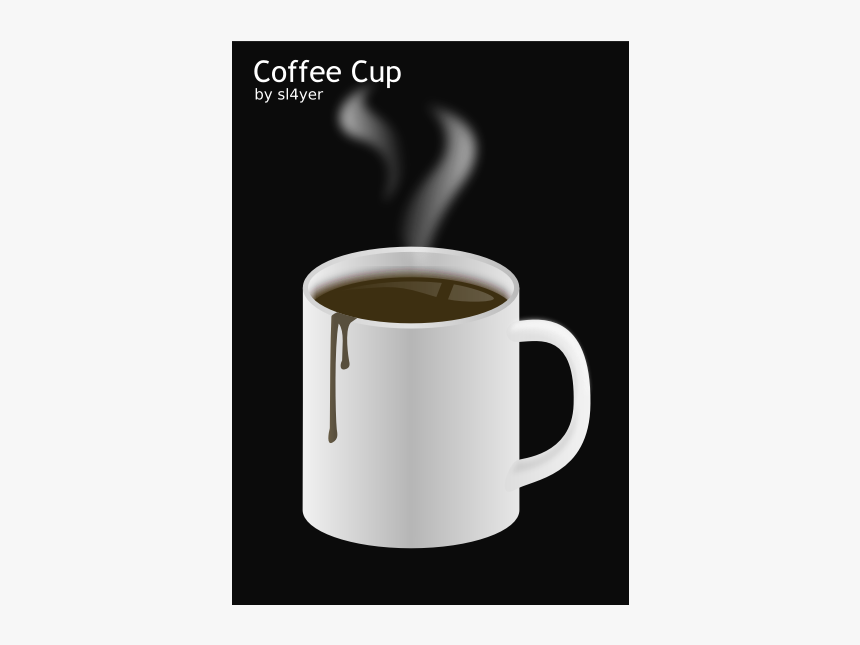 Vector Image Of A Cup Of Hot Coffee - Coffee Cup Clip Art, HD Png Download