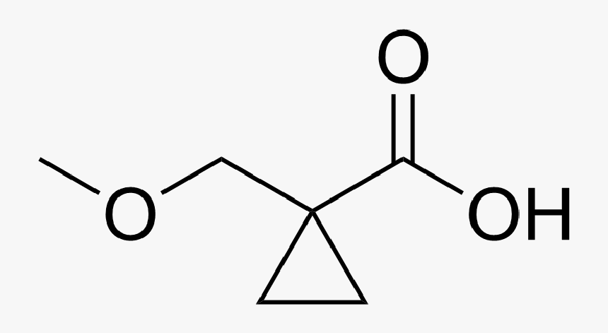 1 Cyclopropane 1 Carboxylic Acid - 2 Aminopropanoic Acid Structure, HD Png Download