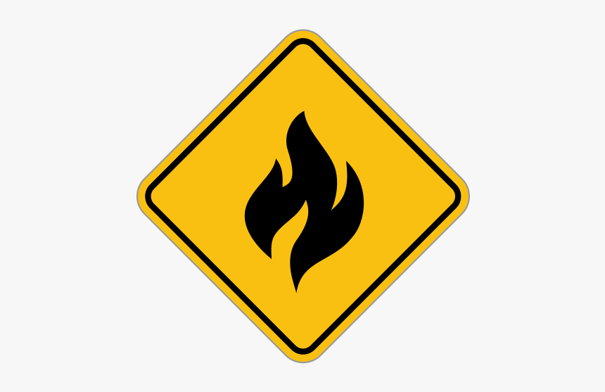 Fire Alert Svg Clip Arts - Traffic Sign, HD Png Download