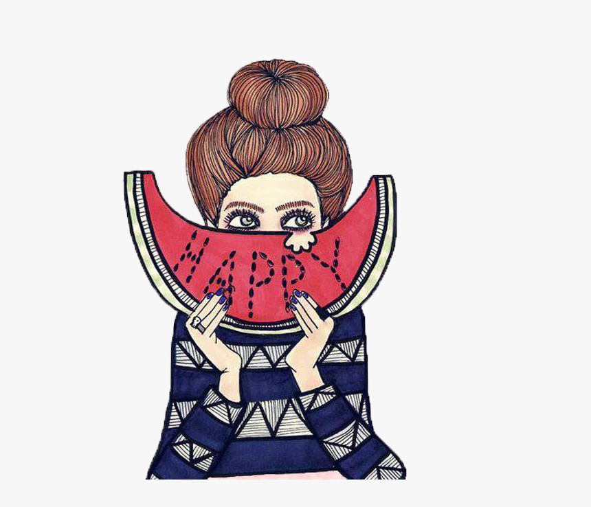 Words Drawing Bff - Dibujos De Chicas, HD Png Download