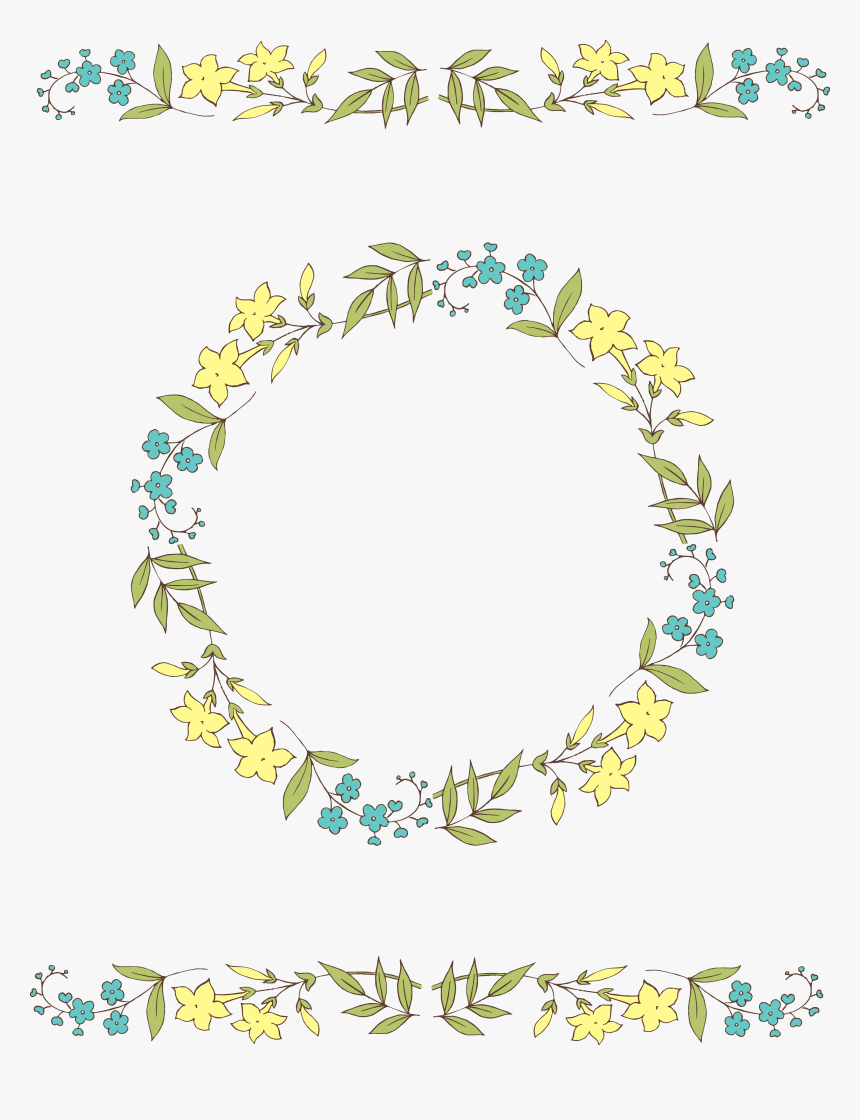 Borders And Frames Flower Royalty-free Clip Art - Uniquely You, HD Png Download