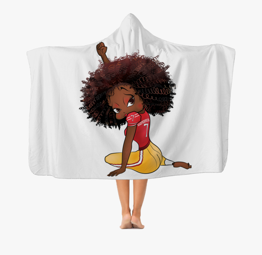 Betty Boop Black With Dreds, HD Png Download