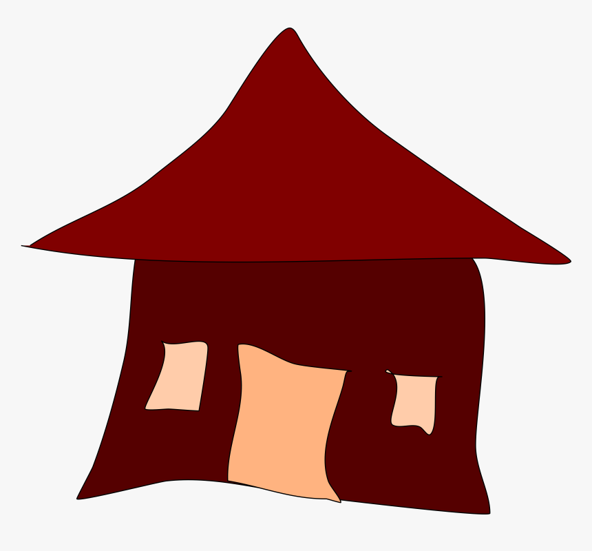 Clipart A Simple Hut Home Pixar Up House Svg House - Hut, HD Png Download