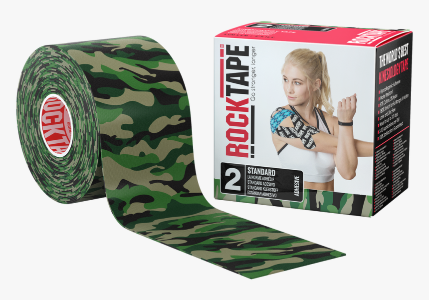 Standard Regular Camo Green - Rock Tape, HD Png Download