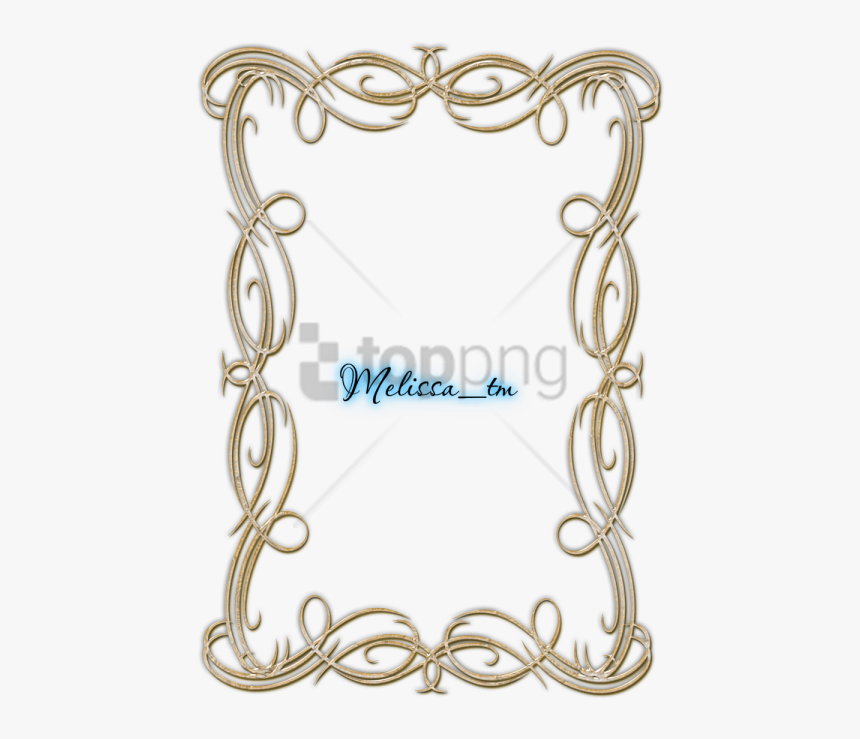 Free Png Gold Swirls Png Png Image With Transparent - Frame Swirl Png, Png Download