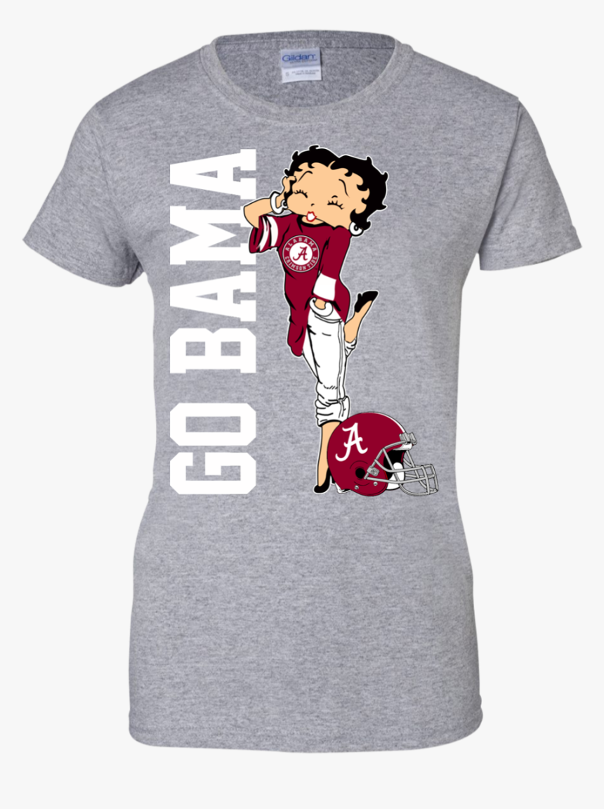 Alabama Crimson Tide Betty Boop T Shirt 
 Data Zoom - Betty Boop Roll Tide, HD Png Download
