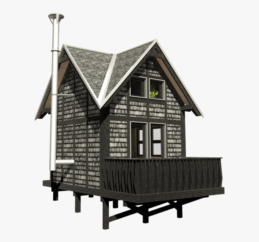 Diy Cabin With Loft Plans, HD Png Download