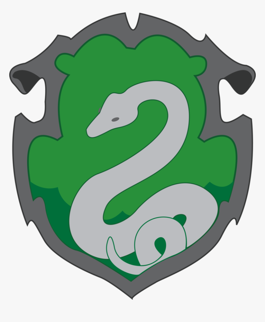 Drawing Scarf Slytherin Clip Art Freeuse Download - Slytherin Crest Easy To Draw, HD Png Download