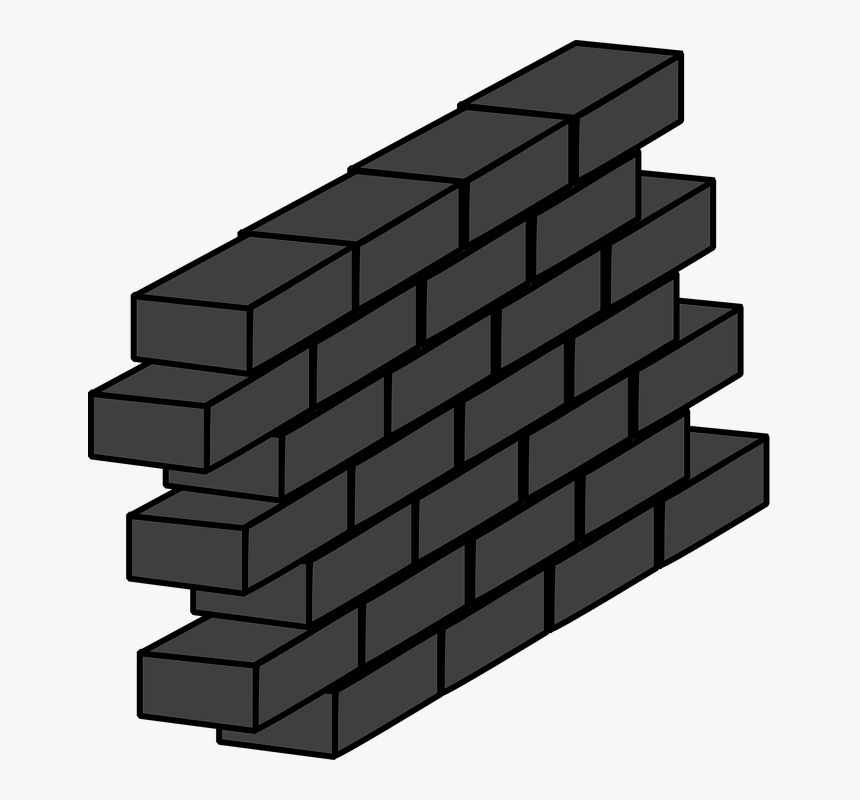 Wall Of Bricks Clipart, HD Png Download