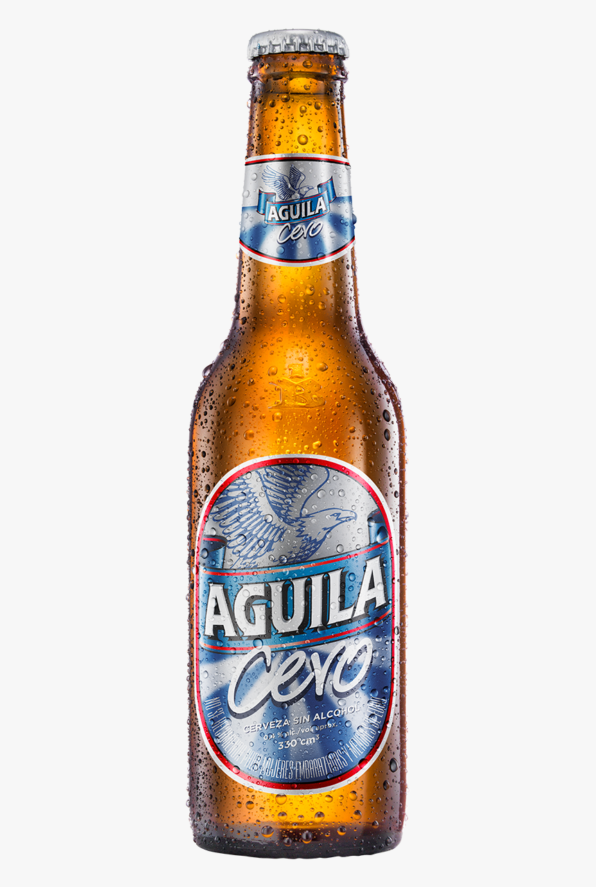 Cerveza Aguila Cero Botella - Cerveza Aguila, HD Png Download