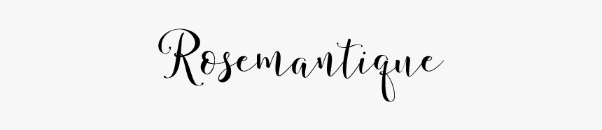 Rosemantique - Calligraphy, HD Png Download