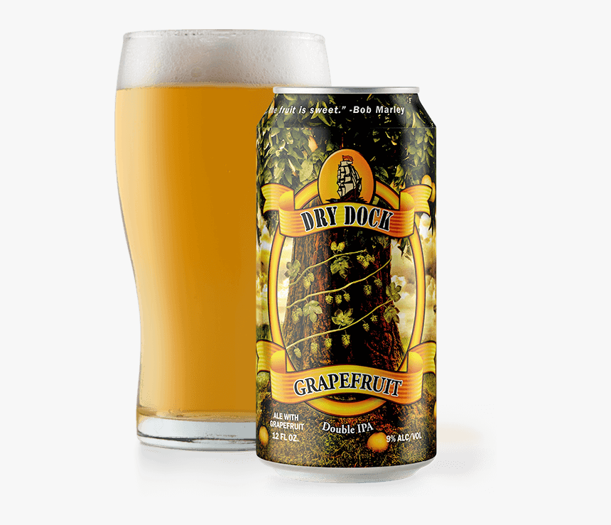 Grapefruit Double Ipa - Apricot Ale - Dry Dock Brewing Co., HD Png Download