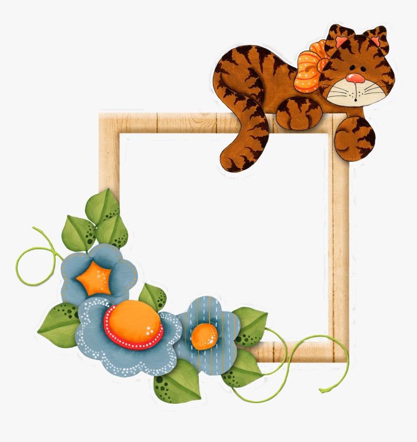 Frames E Molduras De Gatinho - Moldura De Gatinho, HD Png Download
