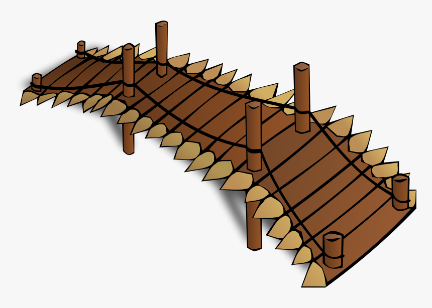 Rpg Map Symbols - Wooden Bridge Clipart, HD Png Download
