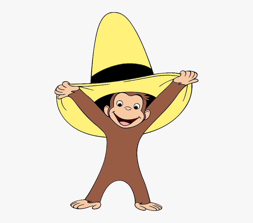 Curious George Clip Art Image - Curious George And The Yellow Hat, HD Png Download