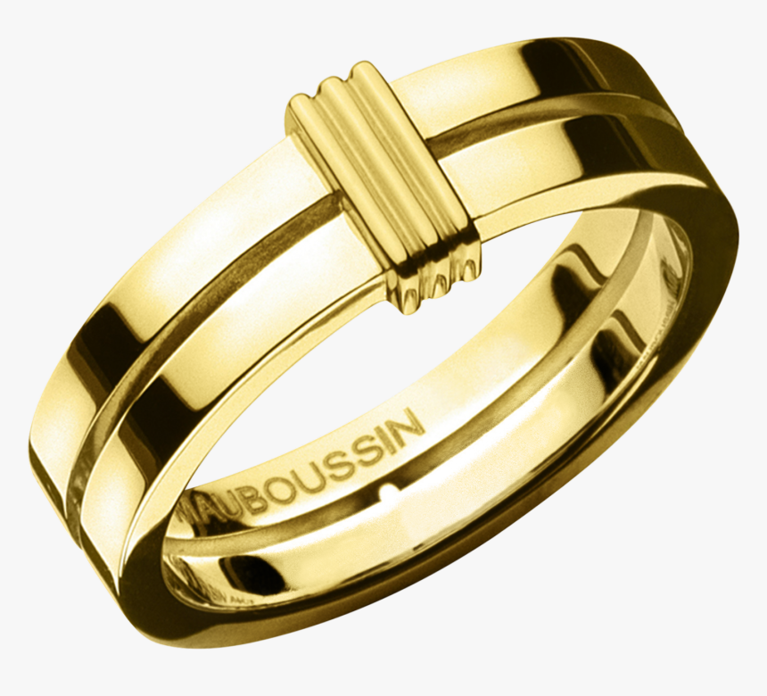 Subtile Eternité Wedding Band, Yellow Gold 
 Title - Alliance Mauboussin, HD Png Download