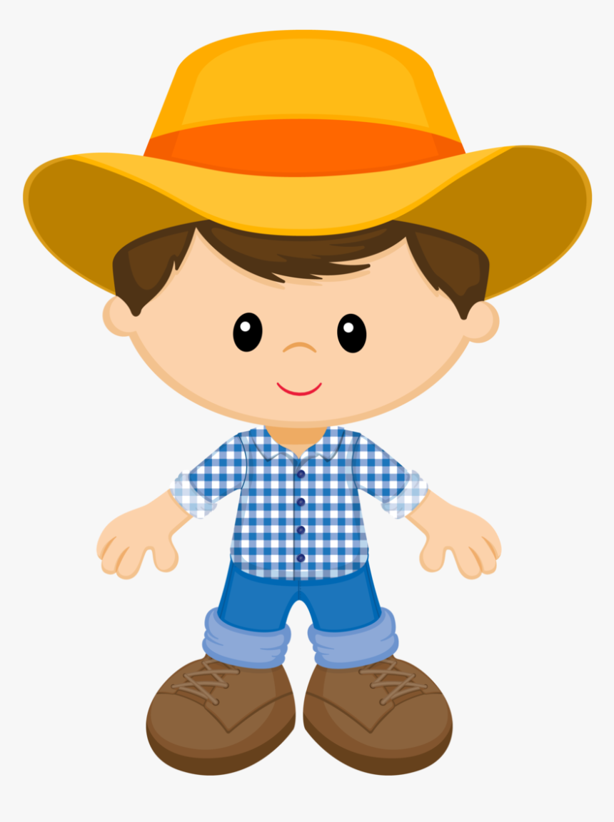 Cute Farmer Clipart, HD Png Download