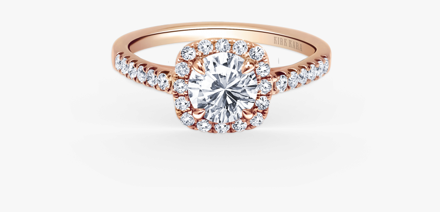 Carmella 18k Rose Gold Engagement Ring Geoffreys Diamonds - Engagement Ring, HD Png Download