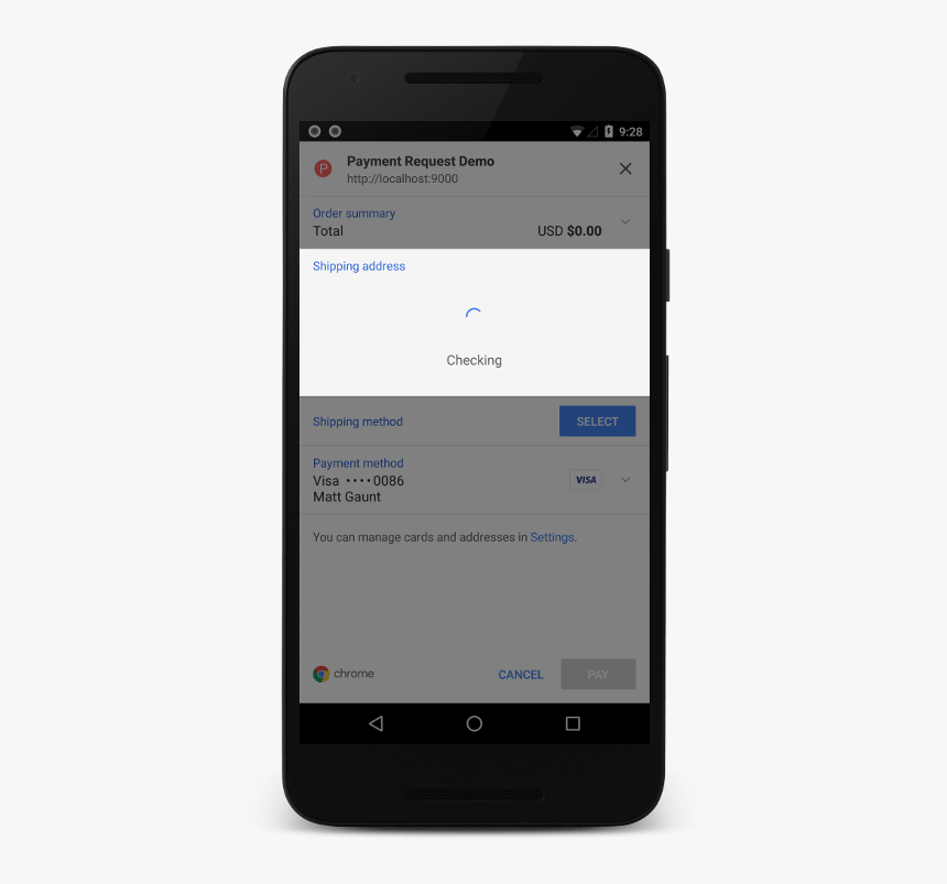 A Spinner Is Shown If You Return A Promise To Event - Mobile Device, HD Png Download