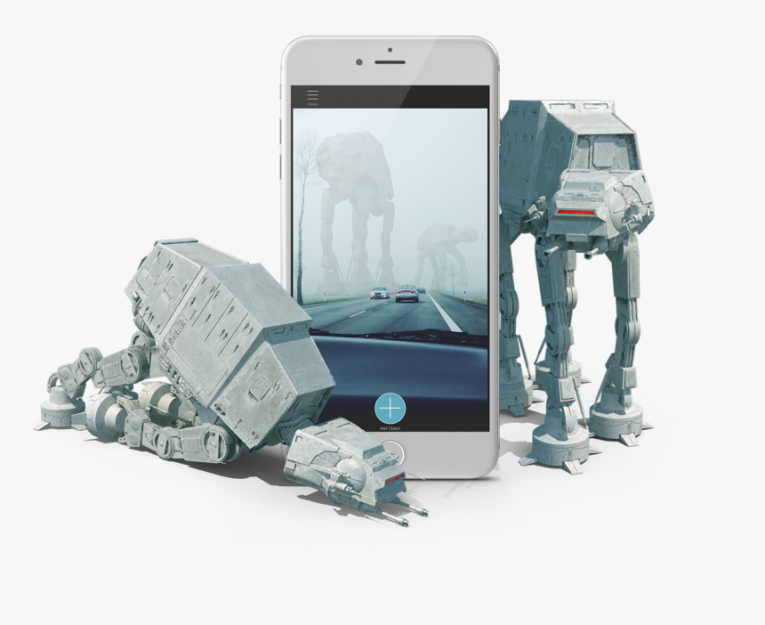 At At Iphone - Pixelsquid, HD Png Download