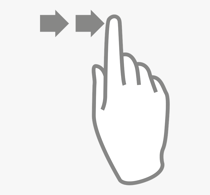 Touch, Android, Gesture, Iphone, Multitouch, Scroll - 스마트 폰 터치 손 Png, Transparent Png