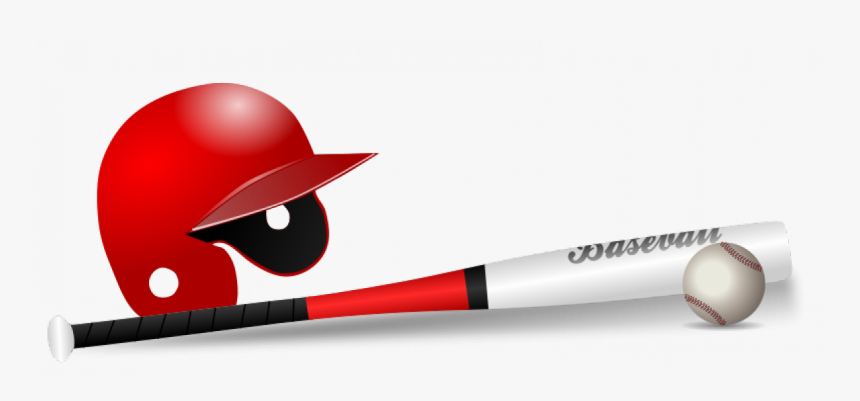 Baseball Bat, Ball And Cap Vector Clip Art - Baseball Player Png Clip Art, Transparent Png