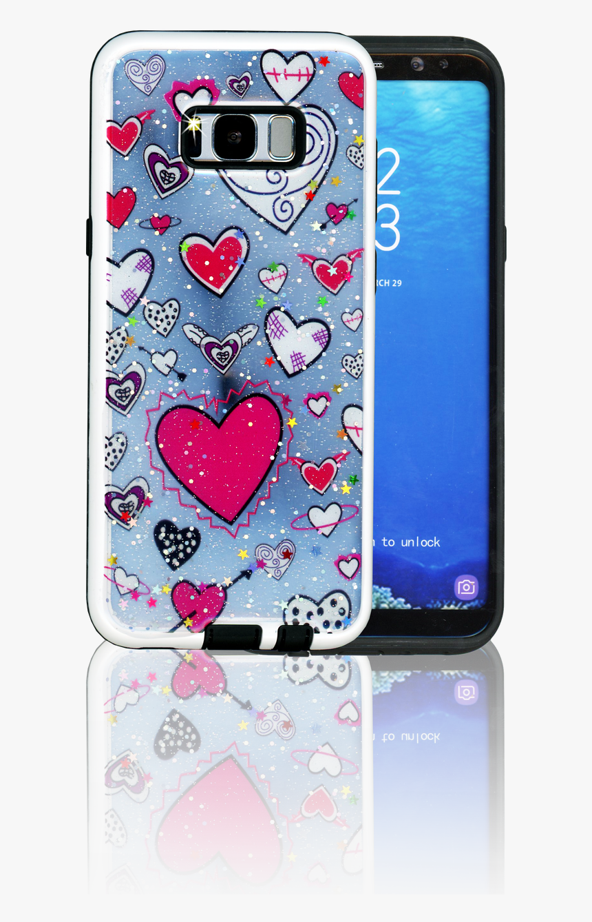 Samsung Galaxy S8 Plus Mm 3d Heart - Heart, HD Png Download