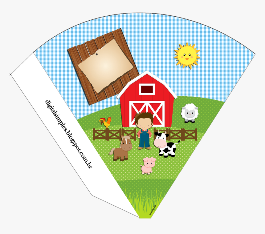 Arte Fazendinha Infantil, HD Png Download