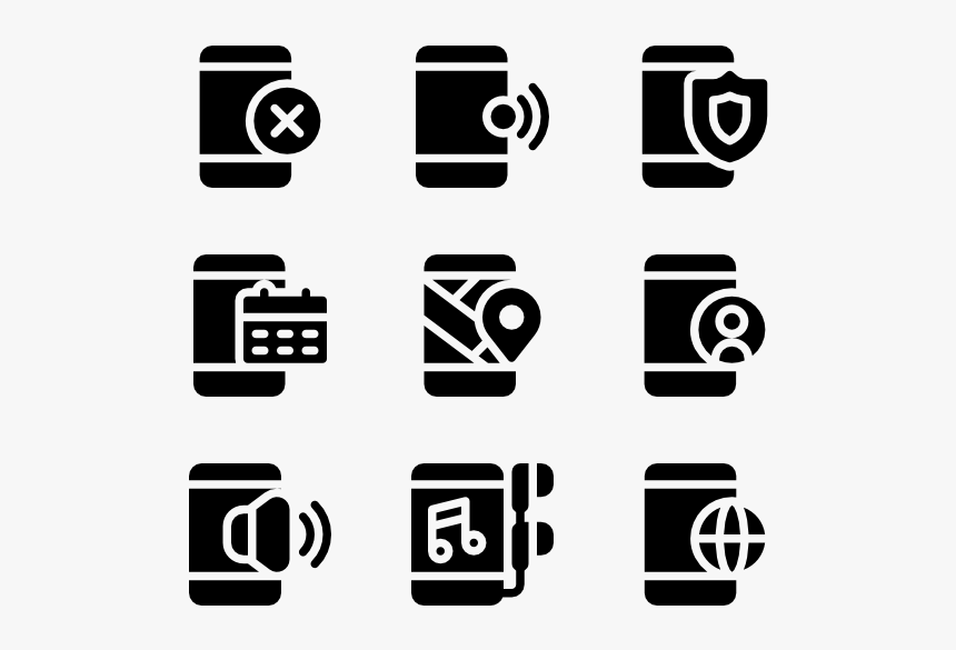 Phone Icons Round - Workplace Icons, HD Png Download