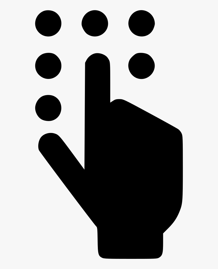 Keypad Hand Touch - Keypad Icon Png, Transparent Png