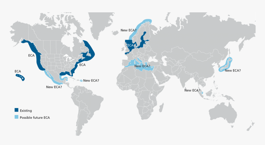 Denmark To Strengthen Control Of Ships’ Sulphur Emissions - Eca Area, HD Png Download