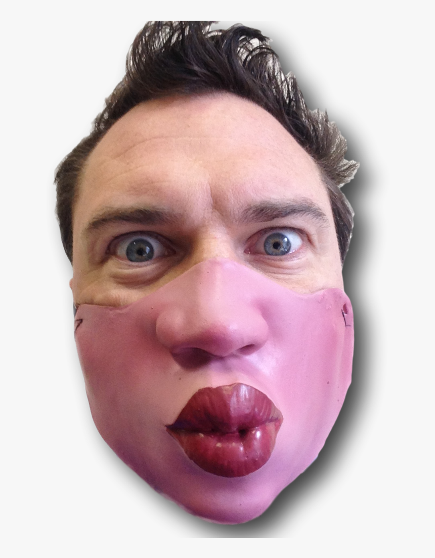 Transparent Lips Kiss Png - Creepy Kiss Face, Png Download