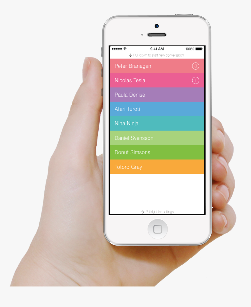 Mobile Phone With Touch Png Image, Transparent Png