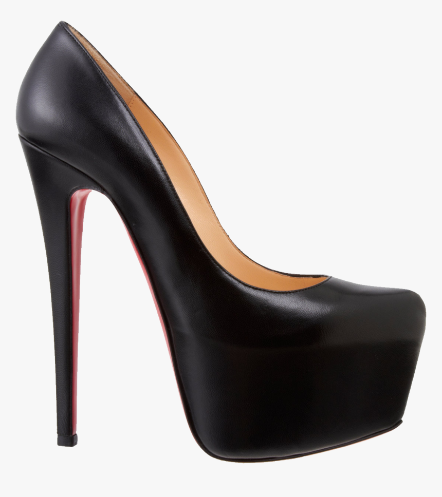 Black Platform Heels, HD Png Download