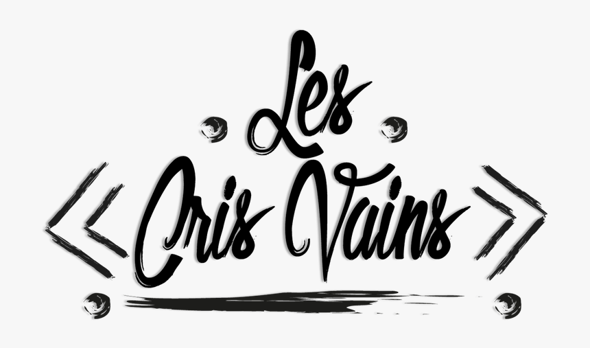 Les Cris Vains - Calligraphy, HD Png Download