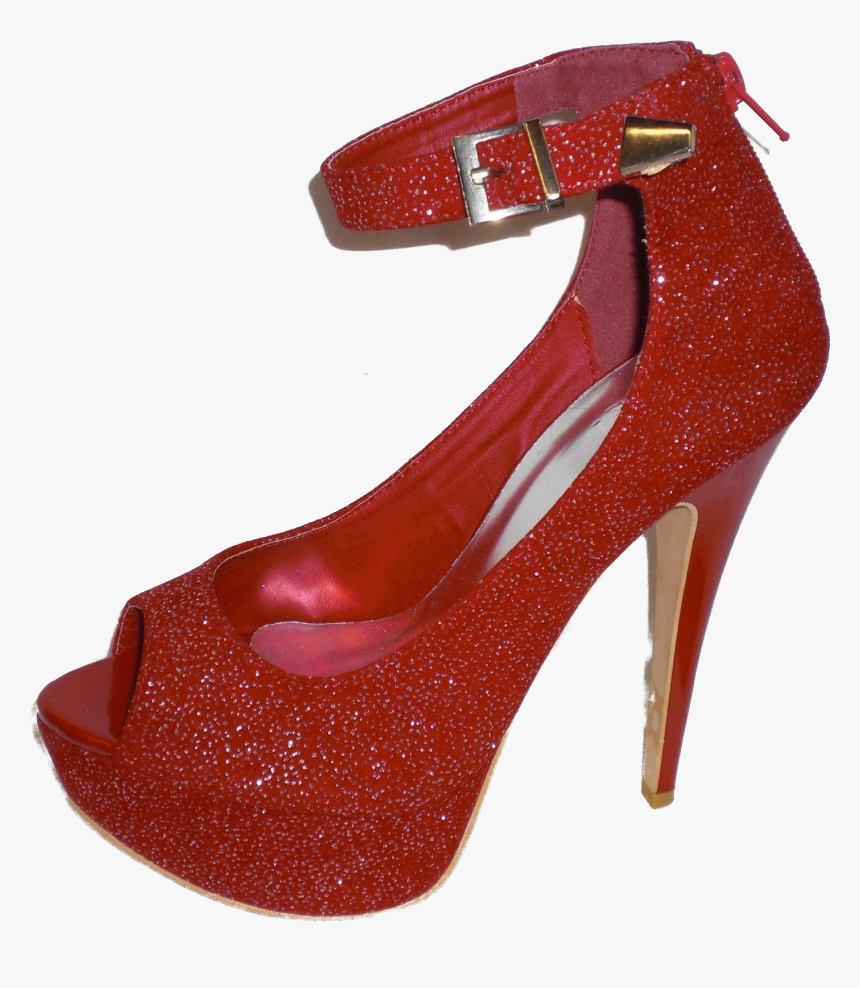 Glamorous Red Stiletto Design , Png Download - Basic Pump, Transparent Png