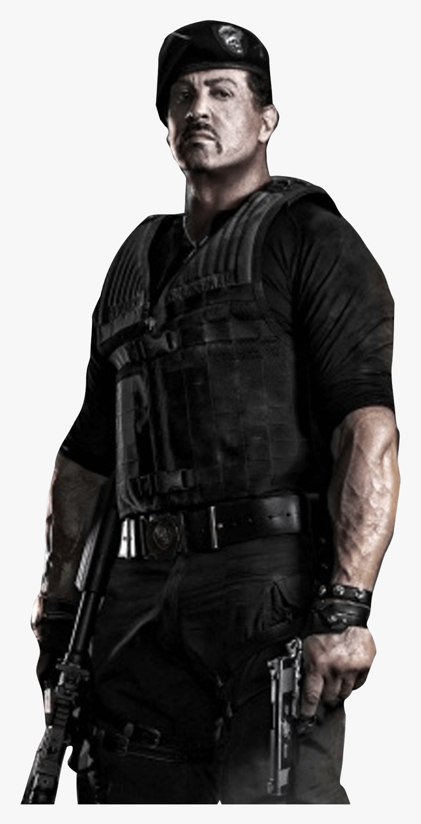 The Expendables Sylvester Stallone - Barney Ross The Expendables, HD Png Download