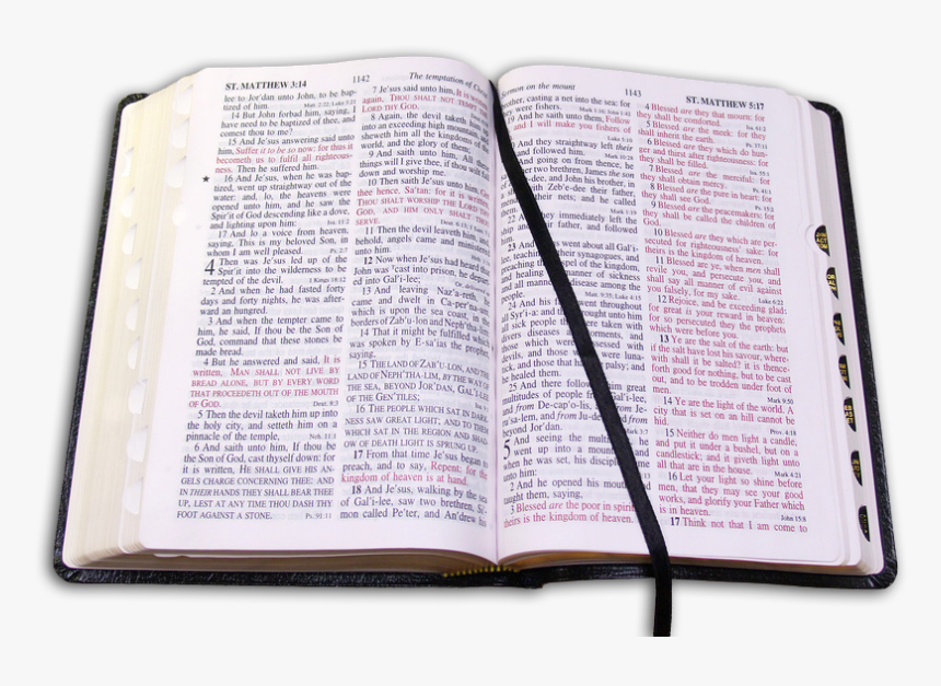 Interactive Study Tools - Bible Open To Romans 12, HD Png Download