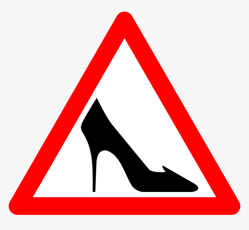 Shoe Traffic Sign Clip Arts - Red High Heels Shoes Art Png, Transparent Png